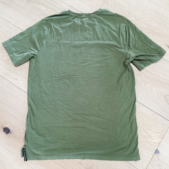 CROSBY & HOWARD Olive Green T-Shirt - Picture 5 of 6